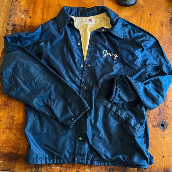 King Louie Street Rod Club vintage nylon customized lined windbreaker L 44-46 - Picture 12 of 14